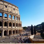 Blue Sky Colosseum, rome, eternal city