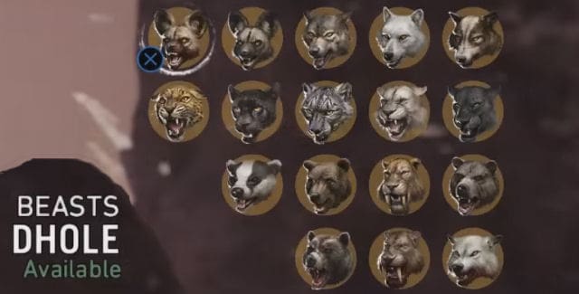 Tameable Animals in Far Cry Primal
