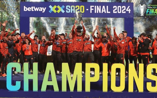 The SA20 Season 2 - South African T20 Cricket Tournament champions