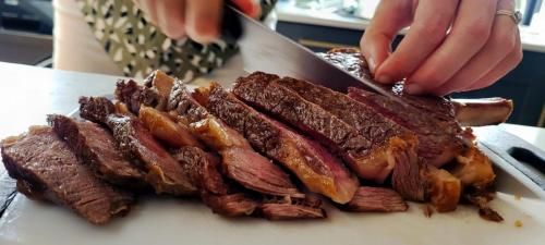 Tomahawk Steak Cooked to Perfection