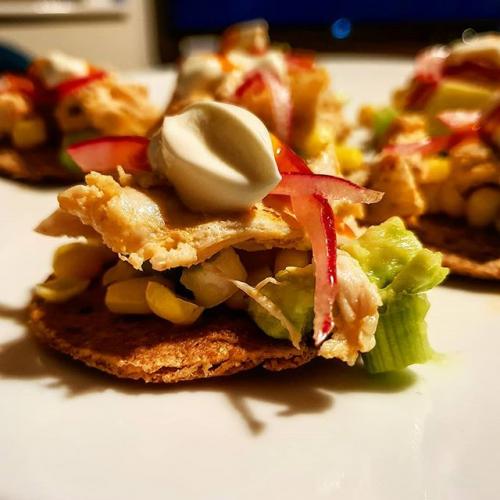 Some cheeky homemade tostadas before we go to #Lisbon #Holibae